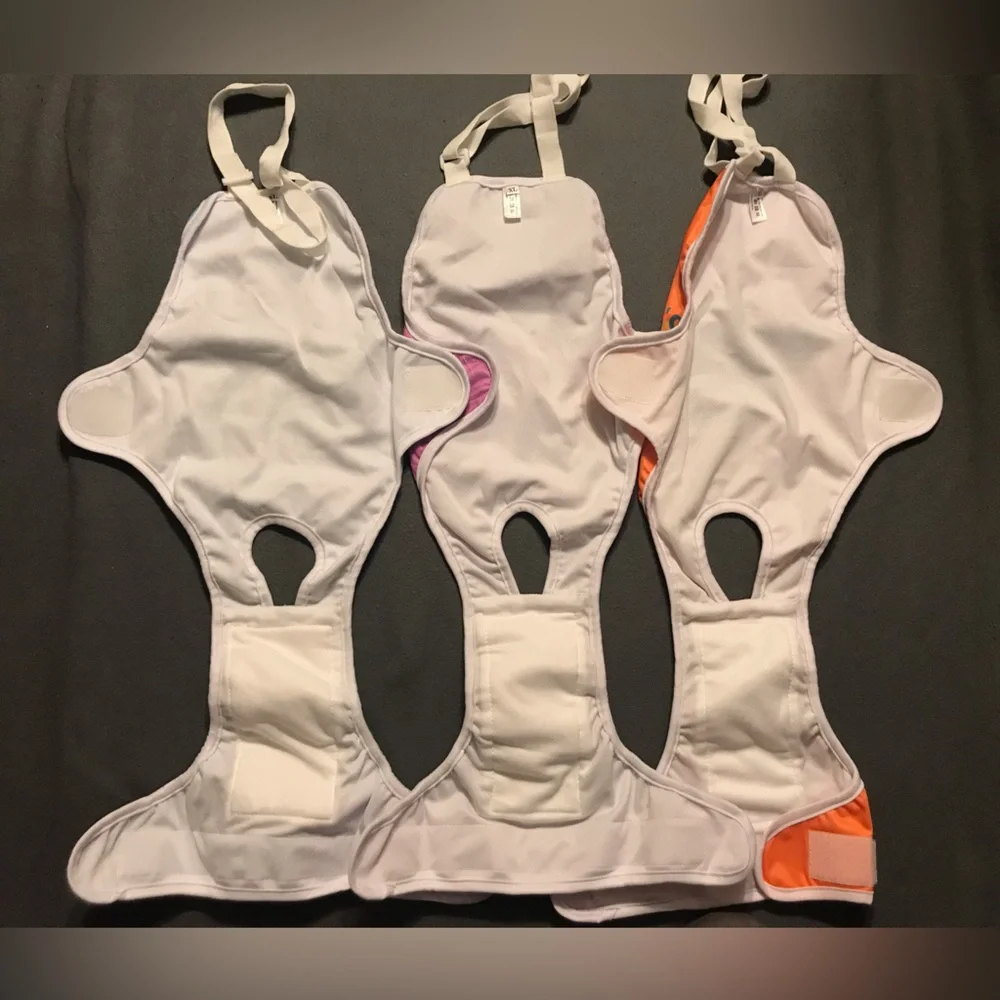 NEW Bundle of 7 Reusable Female Dog Diapers